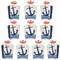 Big Dot of Happiness Ahoy - Nautical - Table Decorations - Baby Shower or Birthday Party Fold and Flare Centerpieces - 10 Count